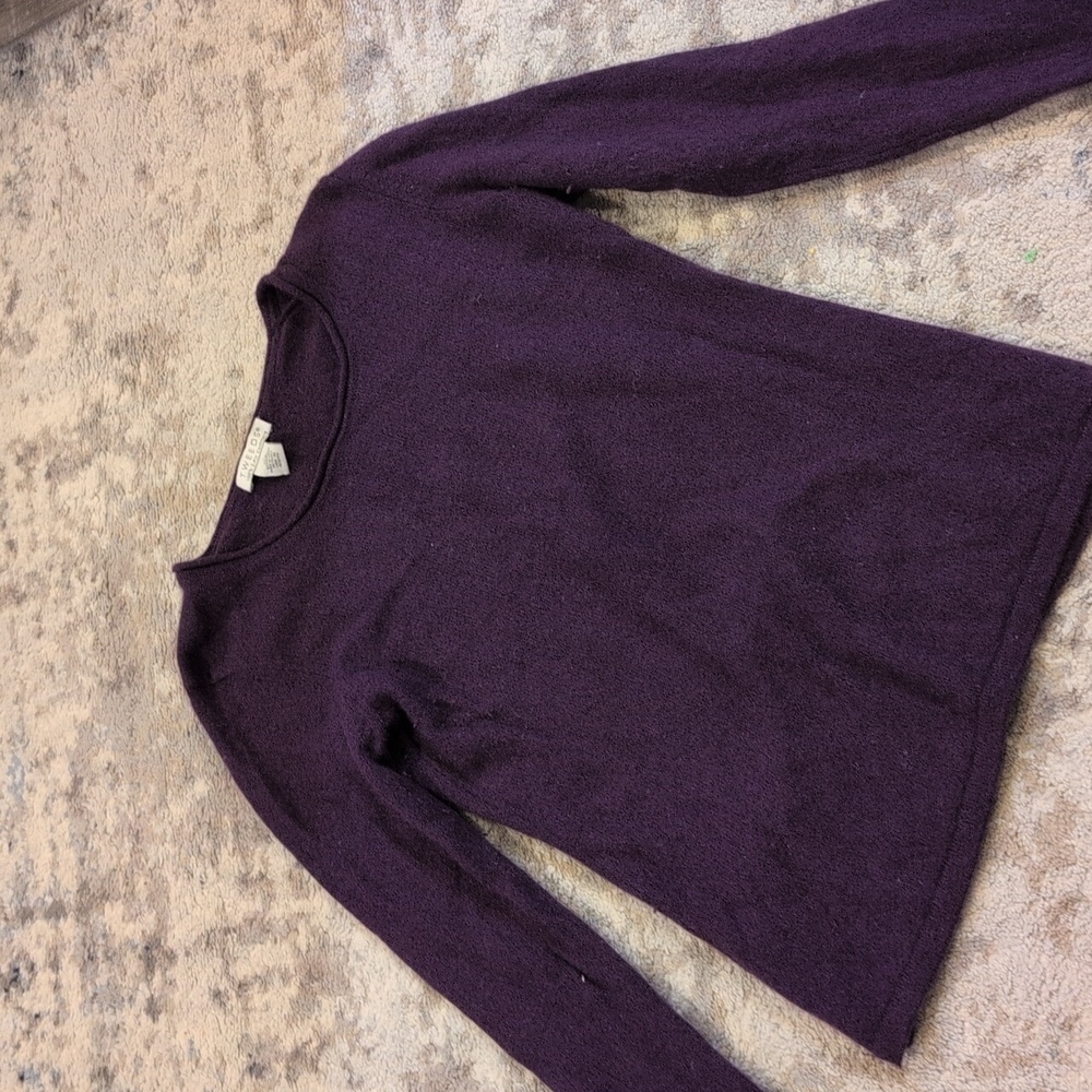 Purple cashmere sweater